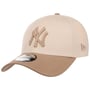Casquette MLB Twotone Cotton Yankees by New Era blanc crème-beige