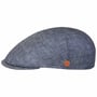 Casquette en Lin Sidney Herringbone by Mayser bleu