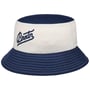 Chapeau en Coton Eldon Bucket by Brixton blanc-bleu foncé