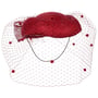 Chapeau Denica Pillbox by Lierys bordeaux