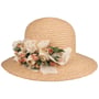 Chapeau de Raphia avec Fleurs Telina by Lierys nature