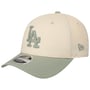 Casquette 9Forty Dodgers Side Script by New Era blanc crème