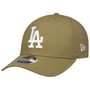 Casquette 9Forty Linen MC Dodgers by New Era olive