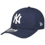 Casquette 9Forty Linen MC Yankees by New Era bleu foncé