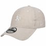 Casquette 9Twenty Seersucker Athletics by New Era beige