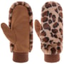 Moufles Faux Fur Léo by Barts beige-marron