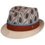 Chapeau en Tissu Benita Dots Trilby by Lierys beige-bleu