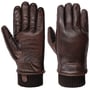 Gants en Cuir Harving Sheepskin by Stetson marron foncé