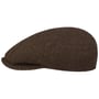 Casquette Kent Virgin Wool Stripes by Stetson marron foncé