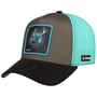 Casquette Trucker Beasts Forest by Capslab turquoise