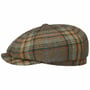 Casquette Hatteras Yorven Check by Stetson olive-moucheté