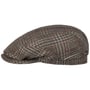 Casquette Plate Driver Murnley Check by Stetson marron-moucheté