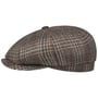 Casquette Hatteras Murnley Check by Stetson marron-moucheté