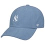 Casquette en Velours Clean Up Yankees by 47 Brand bleu clair