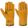 Gants en Cuir Uni Goat by Stetson jaune