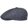 Casquette 6 Panel Fine Melange Wool by Stetson bleu