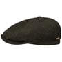 Casquette 6 Panel Fine Melange Wool by Stetson olive foncé