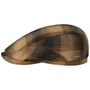Casquette Italian Wool Check Driver by Stetson beige-noir