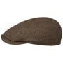 Casquette Herringbone Vintage Driver by Stetson marron-olive