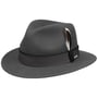 Chapeau en Laine Levoca Traveller by Stetson gris foncé