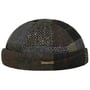 Bonnet Docker Wool Mix Patchwork by Stetson noir-gris