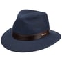 Chapeau Outdoor Waxed Denim Traveller by Stetson bleu-moucheté