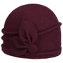 Bonnet en Laine Foulée Jorina by Seeberger bordeaux