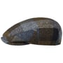 Casquette Wool Check Driver by Balmoral bleu-olive