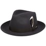 Chapeau en Laine Darona Fedora by Stetson gris foncé