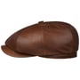 Casquette Hatteras Goat Nappa Bowling by Stetson marron