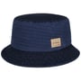 Chapeau en Coton Quilted Bucket by Stetson bleu foncé