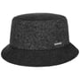 Chapeau Boiled Wool Bucket by Stetson anthracite