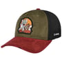 Casquette Tom & Jerry Faux Suede by Capslab bordeaux-olive