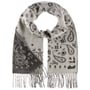 Écharpe à Franges Soft Paisley by Fraas anthracite-gris