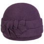 Bonnet en Laine Foulée Derona by Seeberger prune
