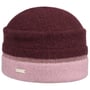 Bonnet en Laine Foulée Shiny Stripe by Seeberger bordeaux