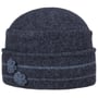 Bonnet en Laine Foulée Tweed by Seeberger bleu-bleu foncé