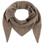 Écharpe Triangulaire Uni Cashmere by Seeberger taupe