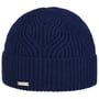 Bonnet à Revers Merla Merino by Seeberger bleu foncé