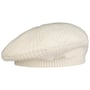 Béret Basque en Laine Merla Merino by Seeberger blanc