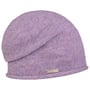 Bonnet Beanie avec Paillettes by Seeberger lilas
