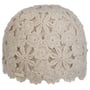 Bonnet pour Femme Flower Crochet by Seeberger gris clair