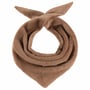 Foulard Triangulaire Faux Fur by Seeberger marron