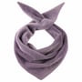 Foulard Triangulaire Faux Fur by Seeberger lilas