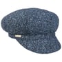 Casquette Gavroche Tweedy by Seeberger bleu-bleu foncé