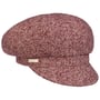 Casquette Gavroche Tweedy by Seeberger bordeaux-moucheté