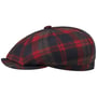 Casquette Kyoto Classic Check by Alfonso D’Este bleu foncé-noir