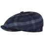 Casquette Kyoto Essential Check by Alfonso D’Este noir-bleu