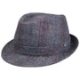Chapeau en Laine Overcheck Trilby by Lierys bleu