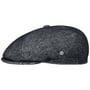 Casquette avec Cachemire Wool Stripe by Lierys bleu foncé